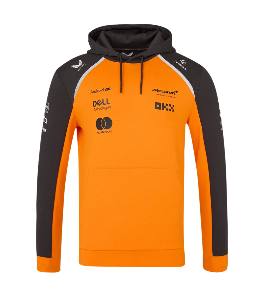 McLaren F1 2025 Team Hoodie - Papaya Hoodies McLaren-Castore 