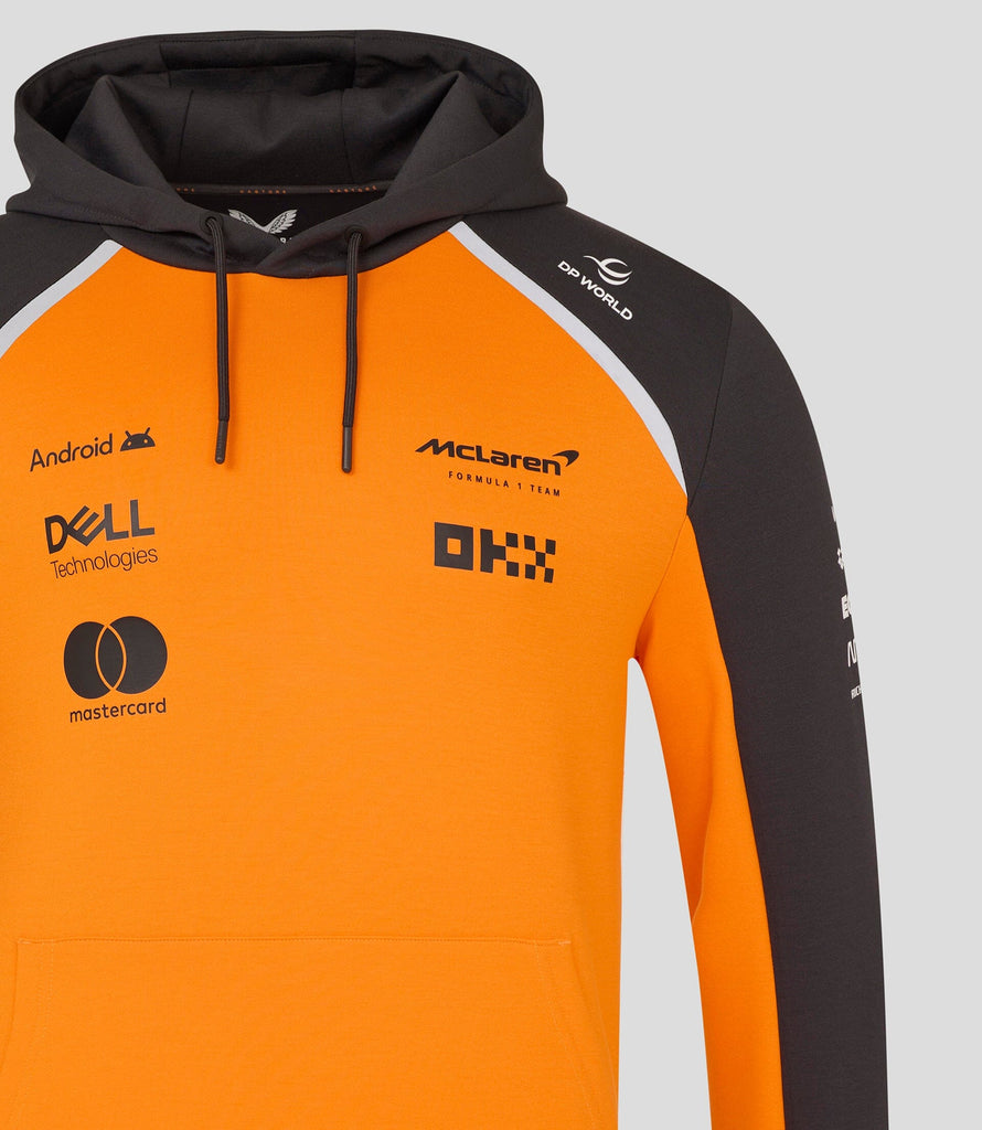 McLaren F1 2025 Team Hoodie - Papaya Hoodies McLaren-Castore 