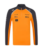 McLaren F1 2025 Team 1/4 Zip Mid Layer - Papaya Jackets McLaren-Castore 