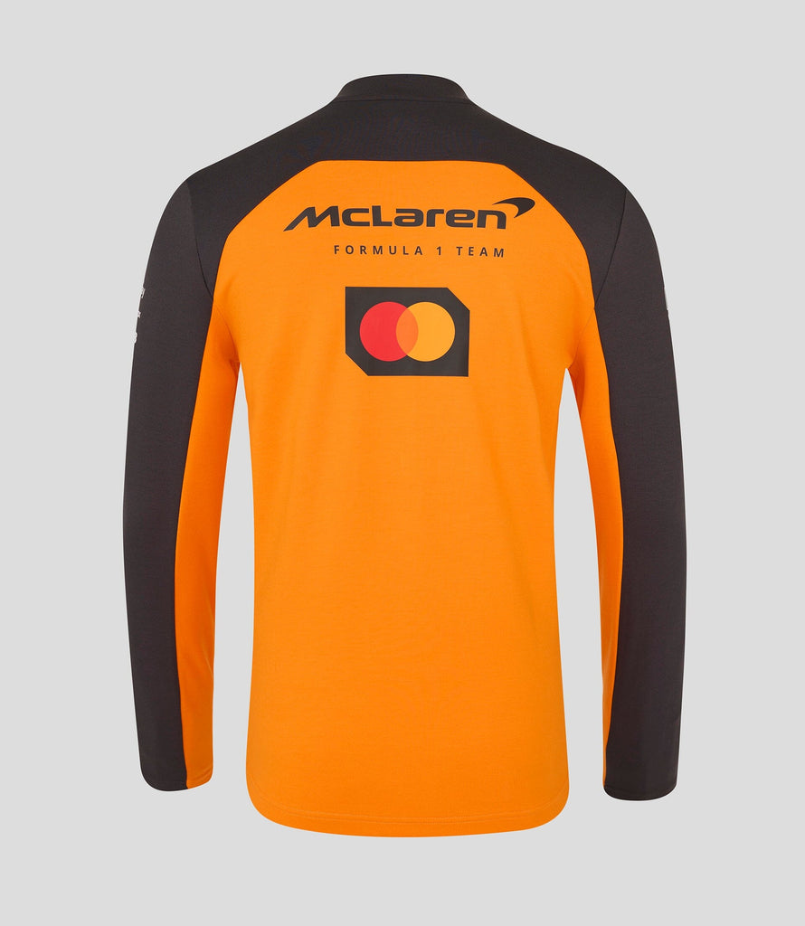 McLaren F1 2025 Team 1/4 Zip Mid Layer - Papaya Jackets McLaren-Castore 