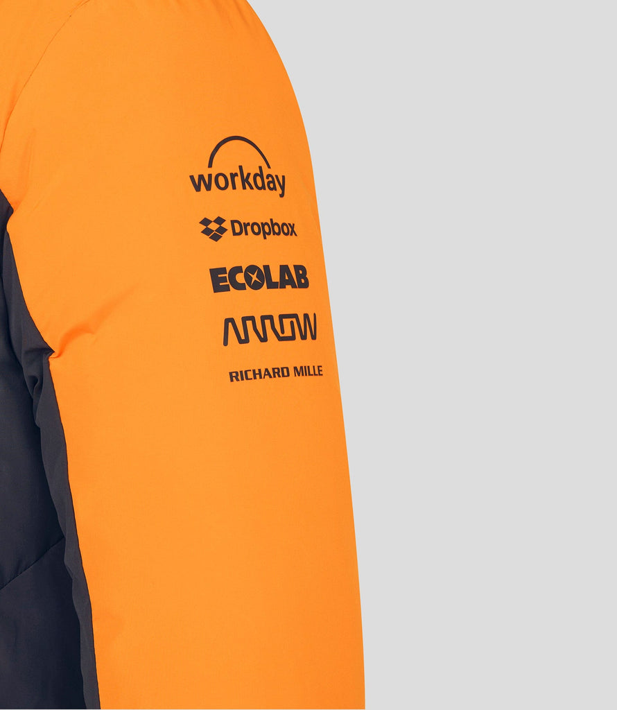 McLaren F1 2025 Team Longline Padded Jacket - Phantom Jackets McLaren-Castore 