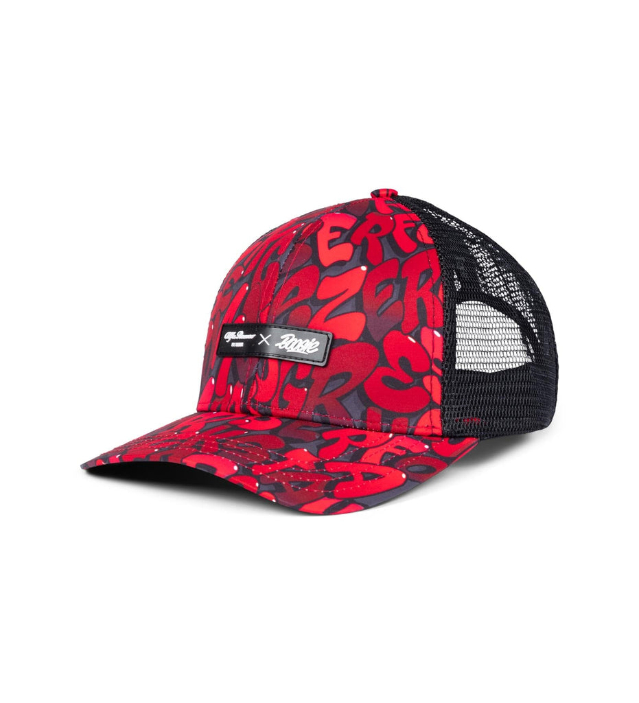 Alfa Romeo Racing F1 Limited Edition Black Mesh Hat- Designed by Swiss Graffiti Artist Boogie Hats Alfa Romeo 