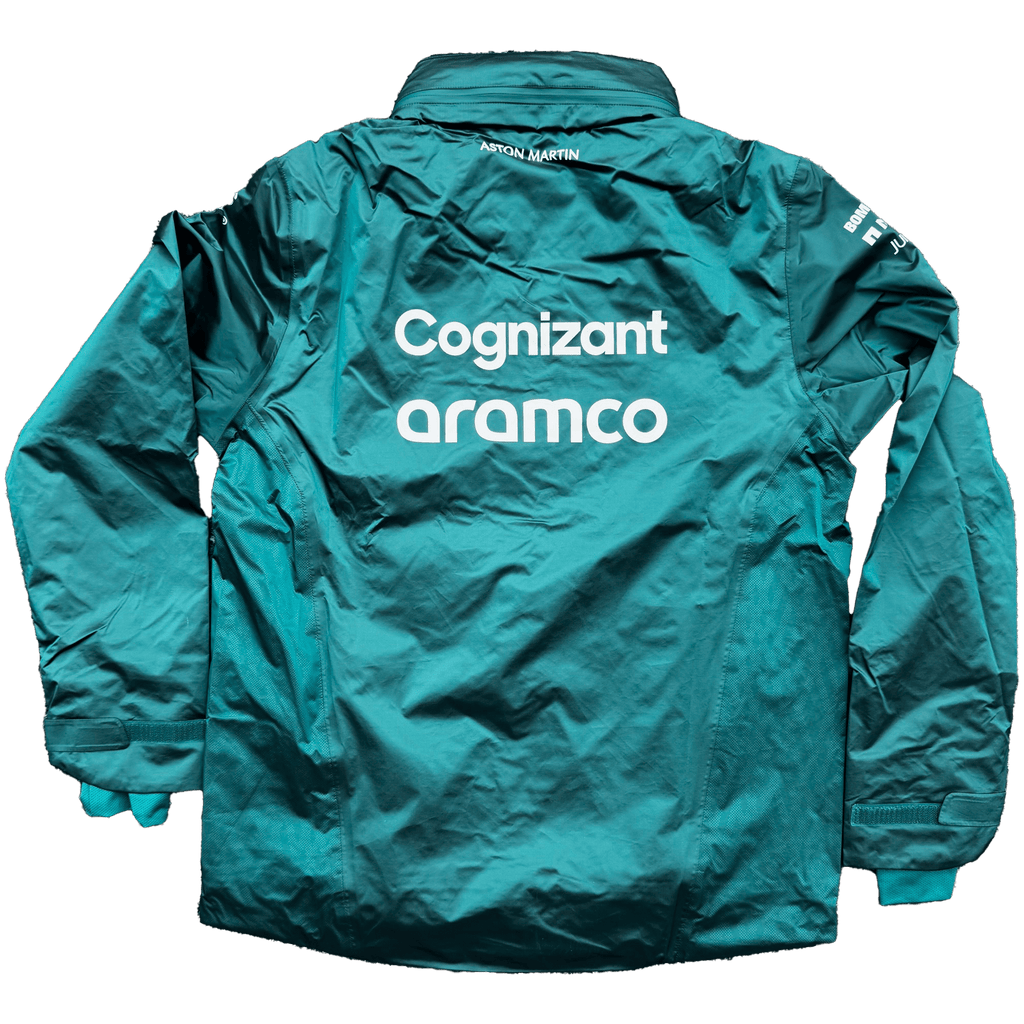 Aston Martin Aramco F1 Men's Team Jacket- Green Jackets Aston Martin F1 