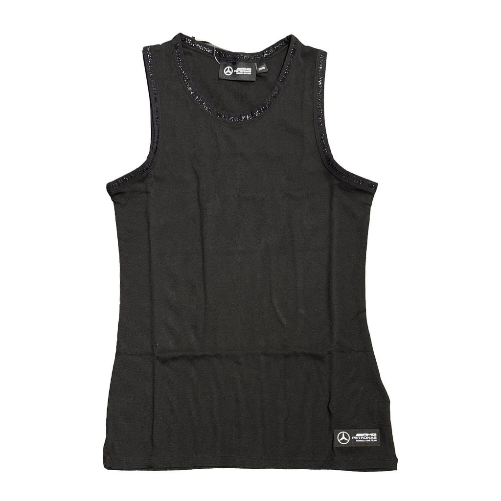 Mercedes AMG Petronas F1 Women's Logo Vest - Black Tank Tops Mercedes AMG Petronas 