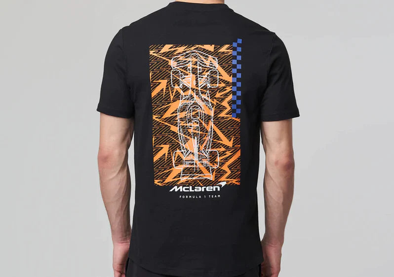 McLaren F1 Men's Dynamic Pack T-Shirt - White/Vega Blue/Storm Gray/Black/Papaya T-shirts McLaren-Castore 