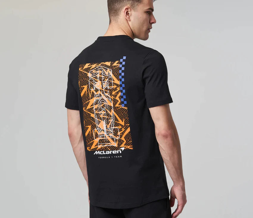 McLaren F1 Men's Dynamic Pack T-Shirt - White/Vega Blue/Storm Gray/Black/Papaya T-shirts McLaren-Castore 