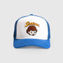 Ayrton Senna F1 Senninha Trucker Hat - Blue Hats Ayrton Senna 
