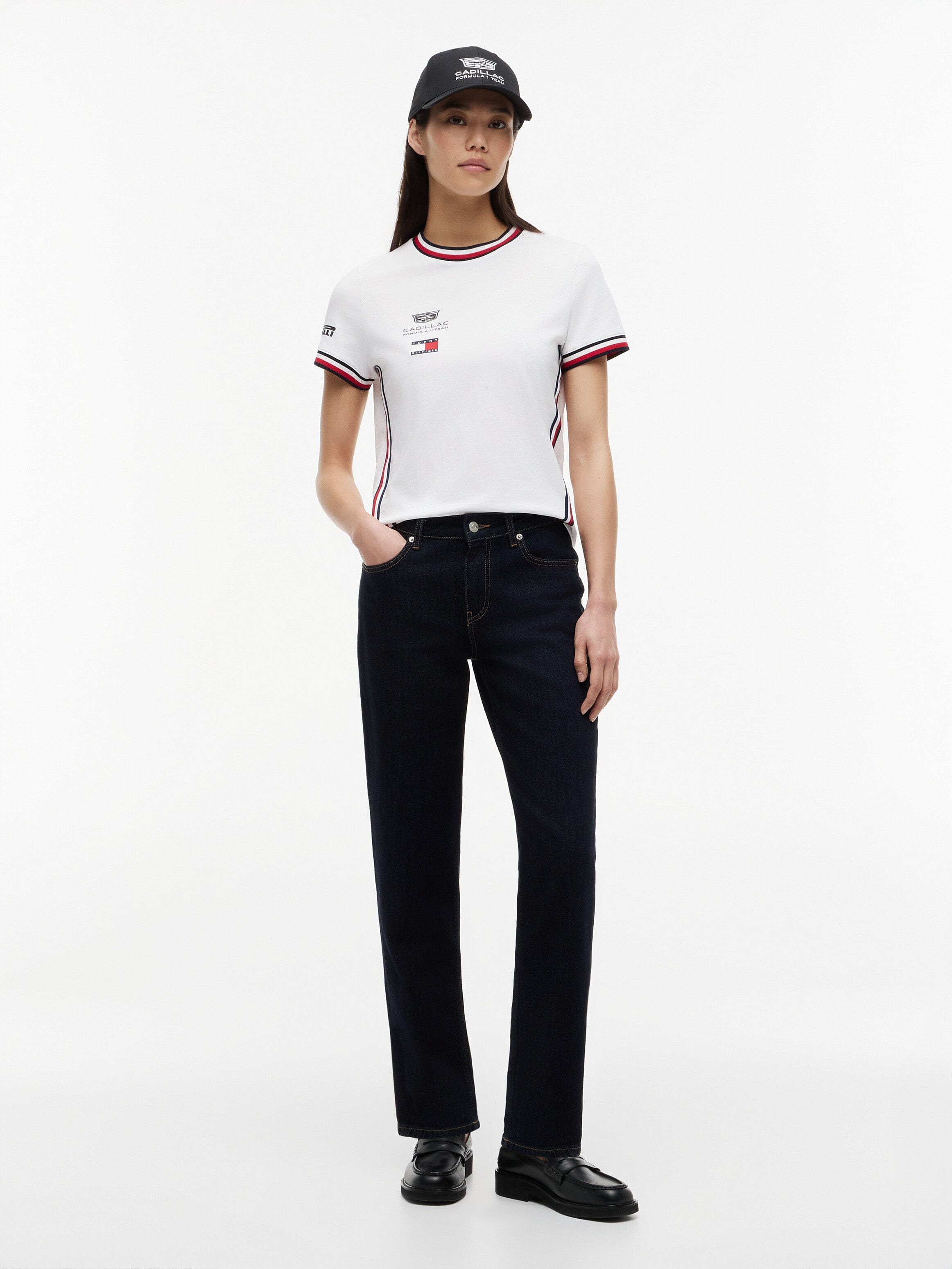 Cadillac F1 Women's 2026 Team T-Shirt - White T-shirts Cadillac F1 