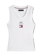 Cadillac F1 Women's Logo Tank Top - White Tank Tops Cadillac F1 