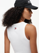 Cadillac F1 Women's Logo Tank Top - White Tank Tops Cadillac F1 