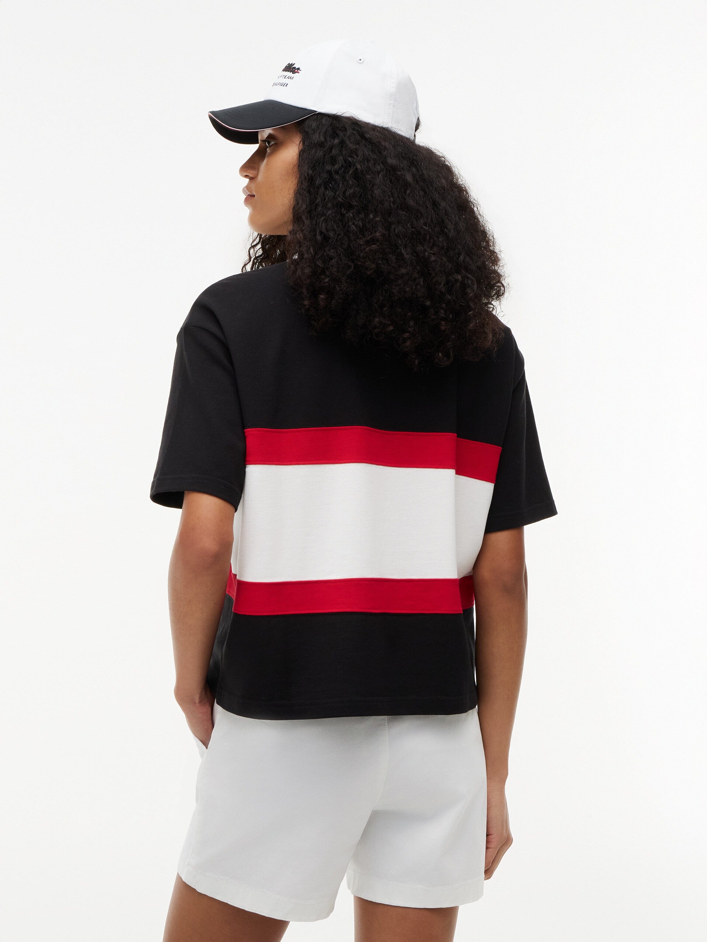 Cadillac F1 Women's Boxy Polo Shirt - Black Polos Cadillac F1 