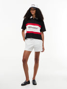 Cadillac F1 Women's Boxy Polo Shirt - Black Polos Cadillac F1 