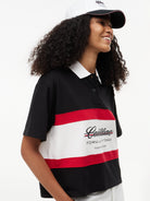 Cadillac F1 Women's Boxy Polo Shirt - Black Polos Cadillac F1 