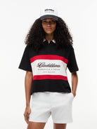 Cadillac F1 Women's Boxy Polo Shirt - Black Polos Cadillac F1 