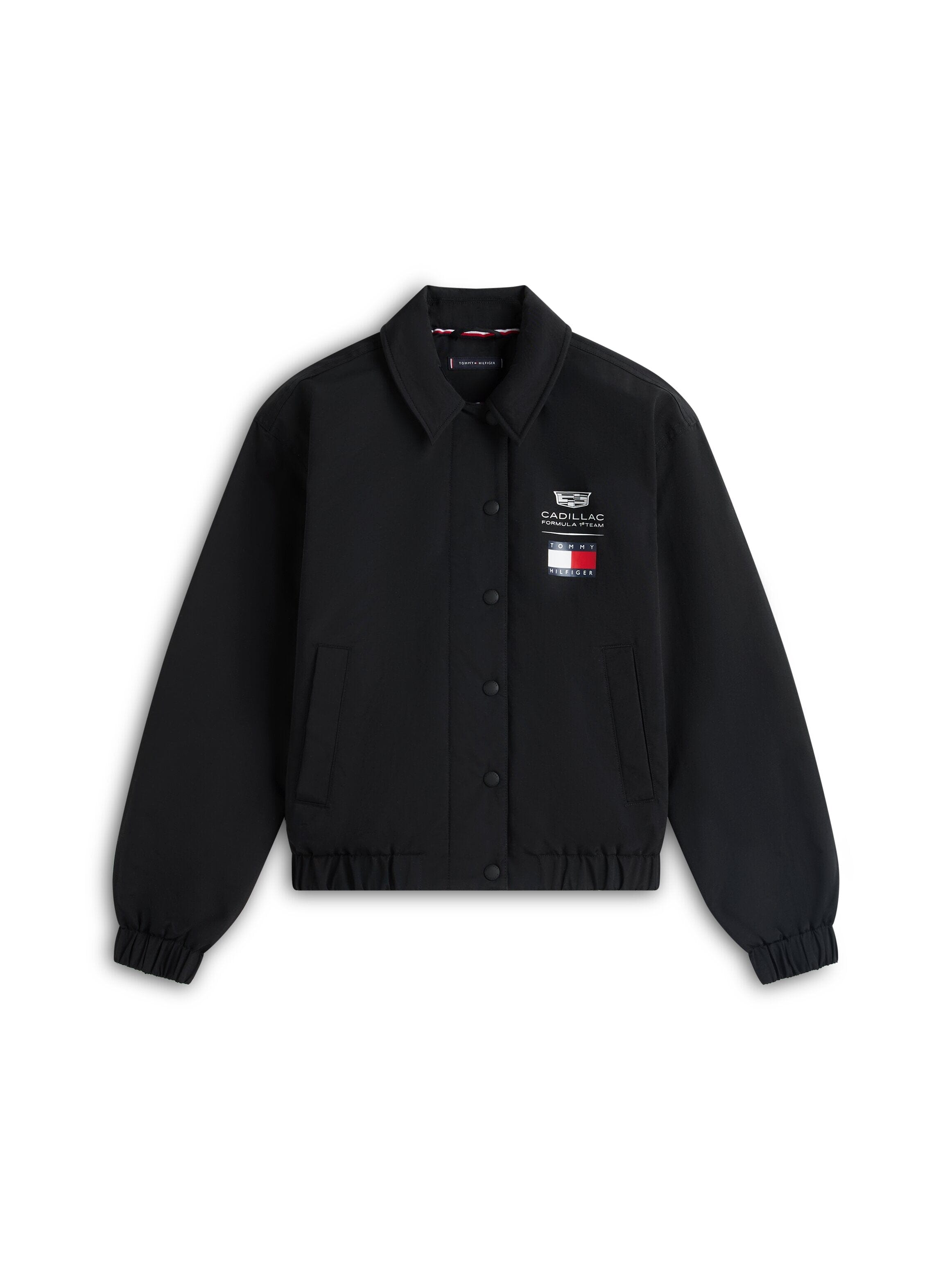 Cadillac F1 Racing Women's Logo Coach Jacket - Black Jackets Cadillac F1 