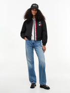 Cadillac F1 Racing Women's Logo Coach Jacket - Black Jackets Cadillac F1 
