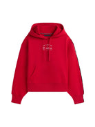 Cadillac F1 Women's Boxy Varsity Hoodie - Red Hoodies Cadillac F1 