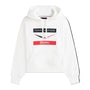 Cadillac F1 Women's Chevron Hoodie - White Hoodies Cadillac F1 