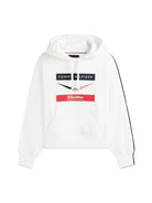Cadillac F1 Women's Chevron Hoodie - White Hoodies Cadillac F1 
