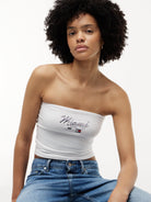 Cadillac F1 Racing Women's Special Edition Miami GP Tube Top - White Tank Tops Cadillac F1 