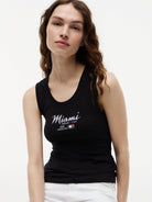 Cadillac F1 Racing Women's Special Edition Miami GP Tank Top - Black T-shirts Cadillac F1 