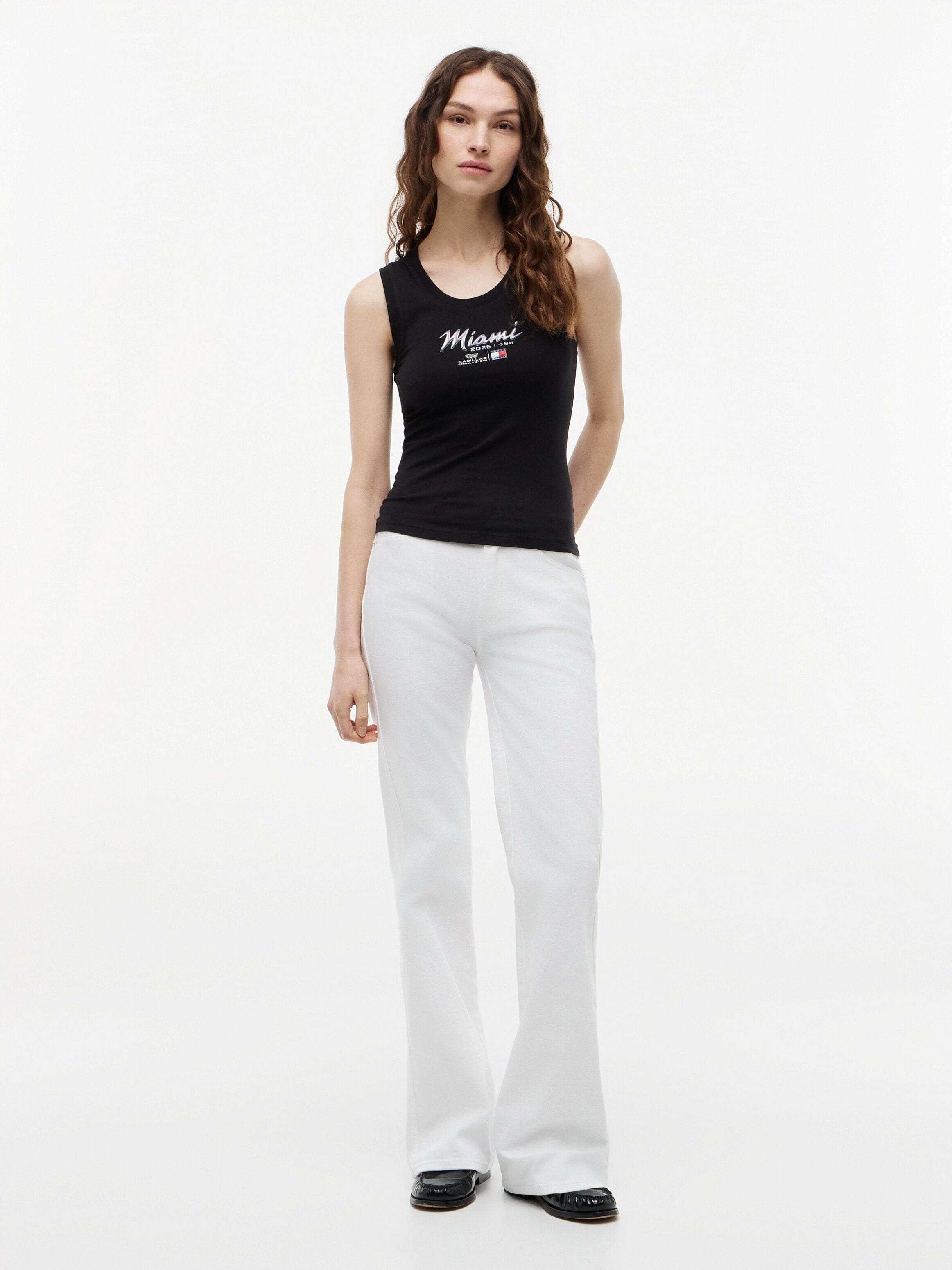 Cadillac F1 Racing Women's Special Edition Miami GP Tank Top - Black T-shirts Cadillac F1 
