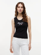 Cadillac F1 Racing Women's Special Edition Miami GP Tank Top - Black T-shirts Cadillac F1 