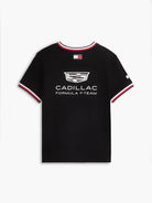 Cadillac F1 Racing Women's 2026 Team T-Shirt - White/Black T-shirts Cadillac F1 