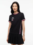 Cadillac F1 Racing Women's 2026 Team T-Shirt - White/Black T-shirts Cadillac F1 