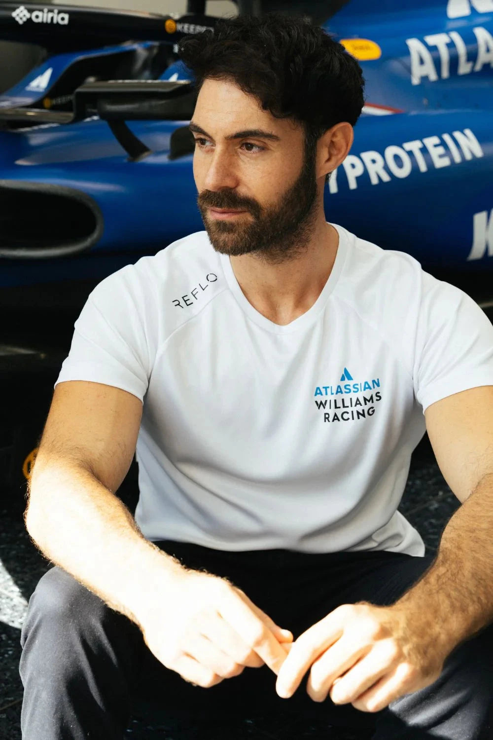 Atlassian Williams Racing F1 Reflo Travel Shirt - White – CMC