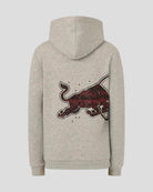 Red Bull Racing F1 Kid's Graphic Bull Hoodie - Youth Grey Marl/Chili Pepper Hoodies Red Bull Racing 