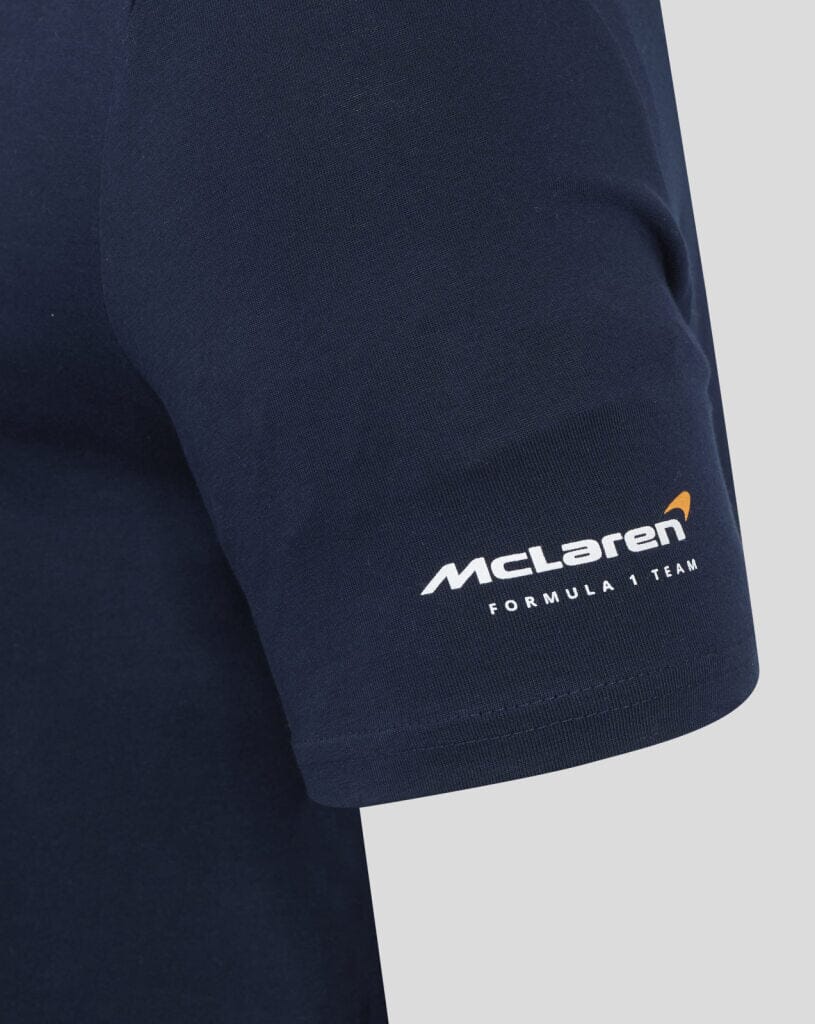McLaren F1 Miami GP Regular Fit Graphic T-Shirt - French Navy T-shirts McLaren-Castore 