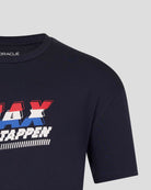 Red Bull Racing F1 Max Verstappen Front Graphic T-Shirt - Navy T-shirts Red Bull Racing 