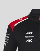 Haas Racing F1 2026 Team 1/4 Zip Fitted Sweater - Black Sweaters Haas F1 Racing Team 