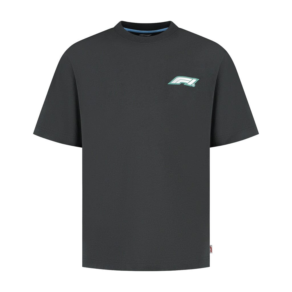Formula 1 Tech Legacy Graphic T-Shirt - White/Black T-shirts Formula 1 S Black 