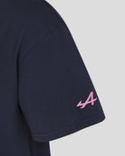 Alpine Racing F1 'A' Graphic Relaxed Fit T-Shirt - Navy T-shirts Alpine 