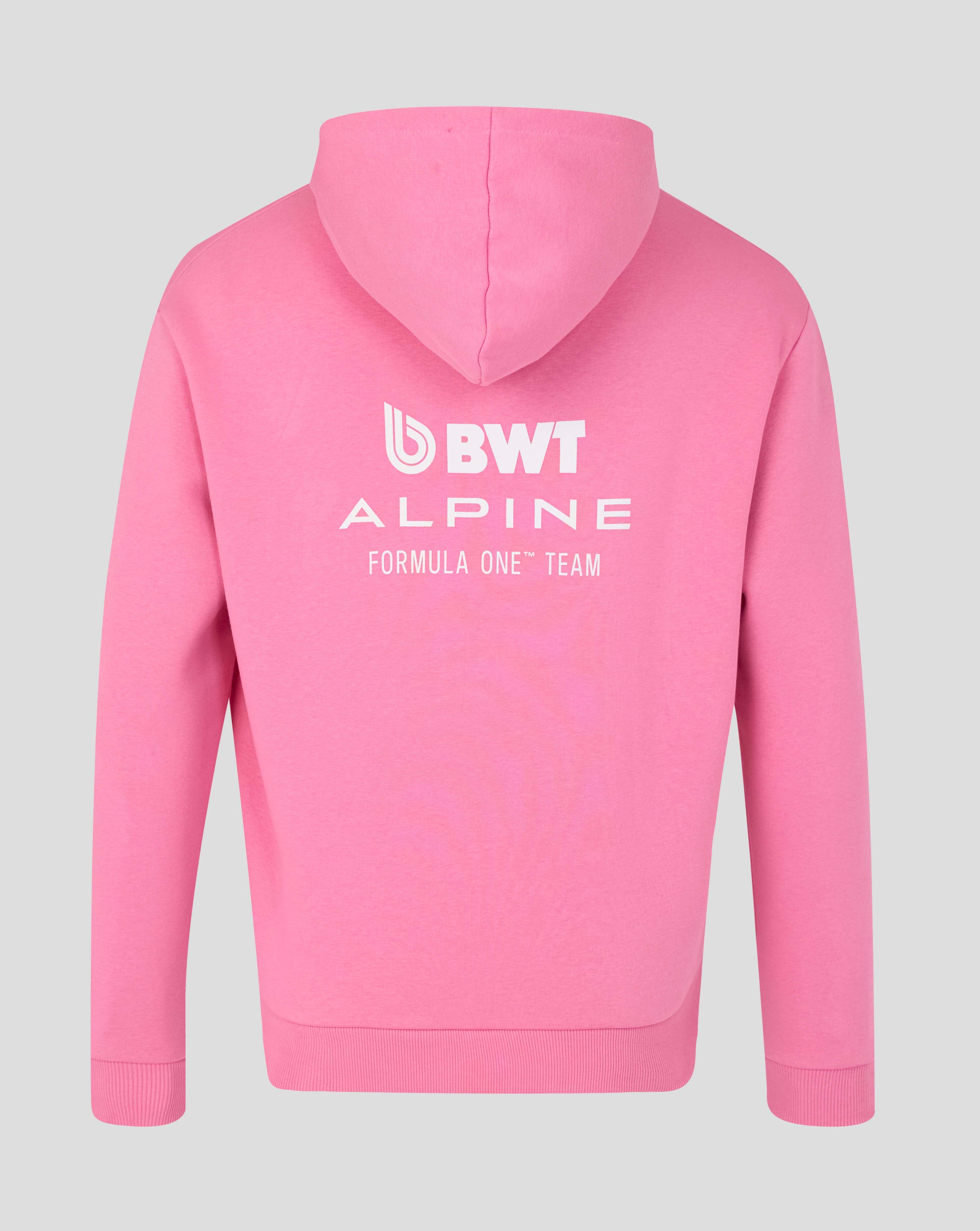 Alpine Racing F1 Relaxed Fit Pullover Hoodie - Wild Orchid Hoodies Alpine 