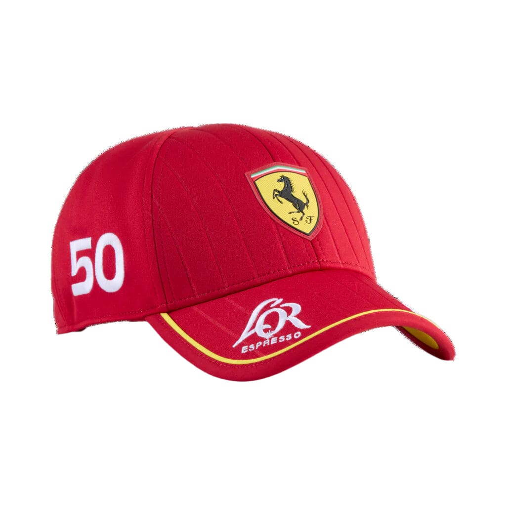 Scuderia Ferrari Hypercar Le Mans 2025 #50 Team Hat - Dark Cherry Hats Scuderia Ferrari Lemans 