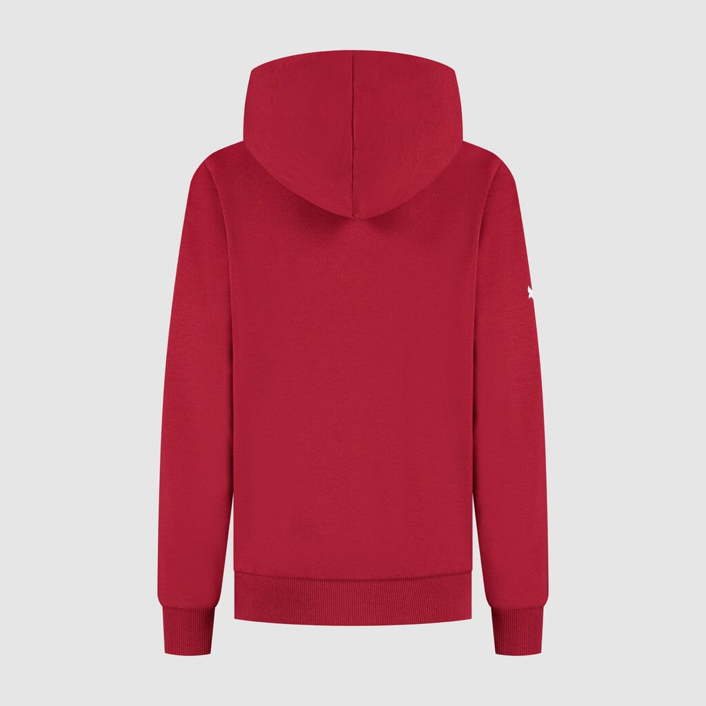 Scuderia Ferrari F1 Kids Large Shield Hoodie - Youth Dark Cherry/Puma Black Hoodies Scuderia Ferrari 