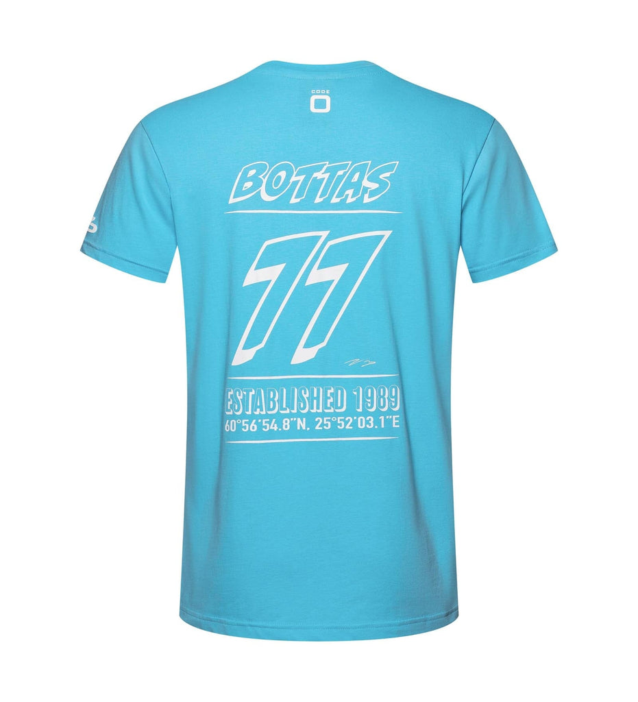 Alfa Romeo Racing F1 Men's Limited Edition Valtteri Bottas T-Shirt - Blue T-shirts Alfa Romeo 