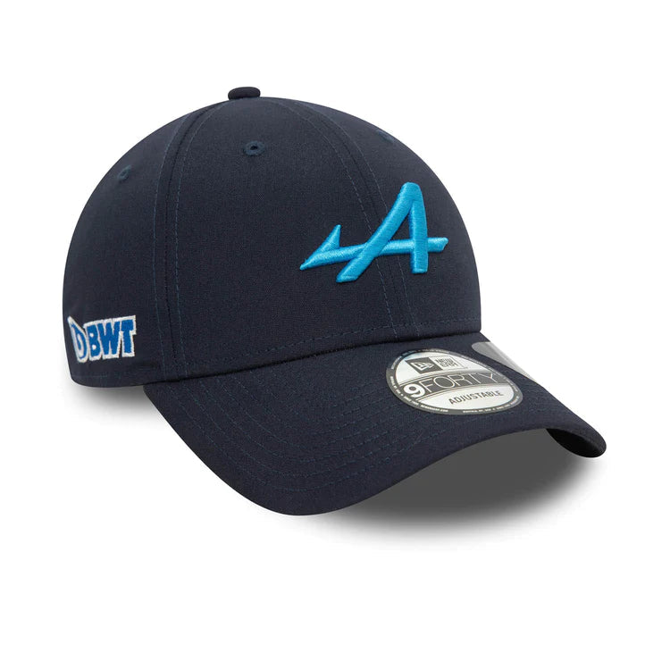 Alpine Racing F1 New Era 9Forty Essentials Hat - Blue/Navy Hats Alpine 