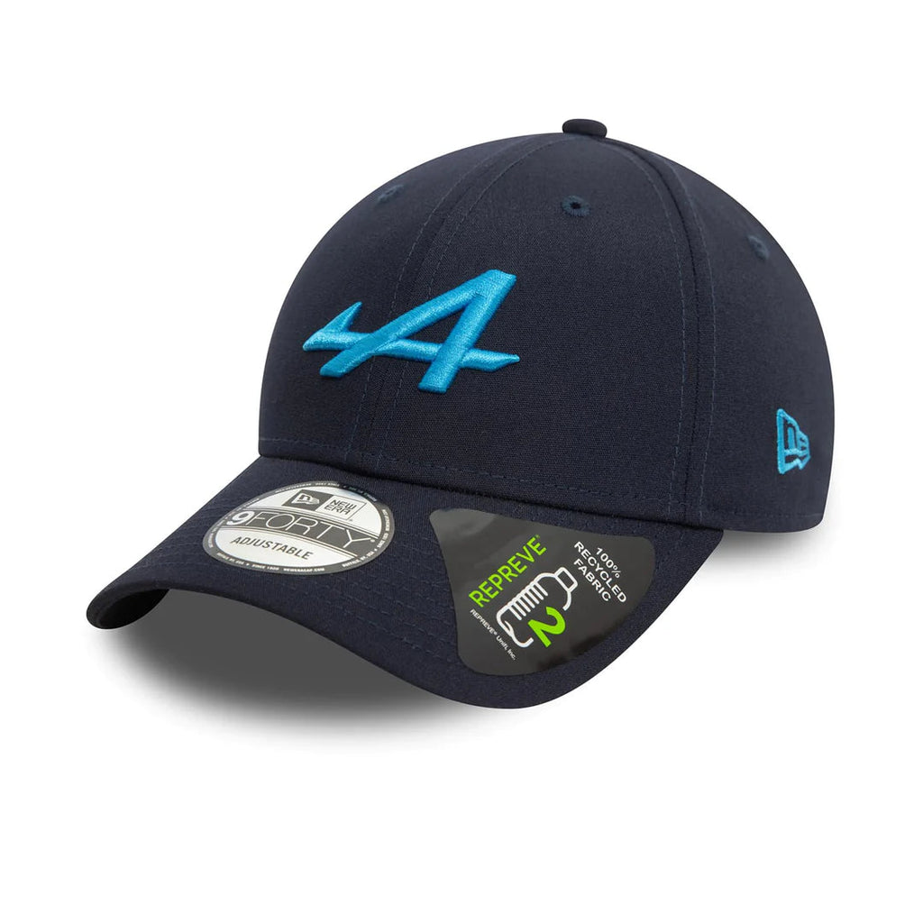 Alpine Racing F1 New Era 9Forty Essentials Hat - Blue/Navy Hats Alpine Navy 
