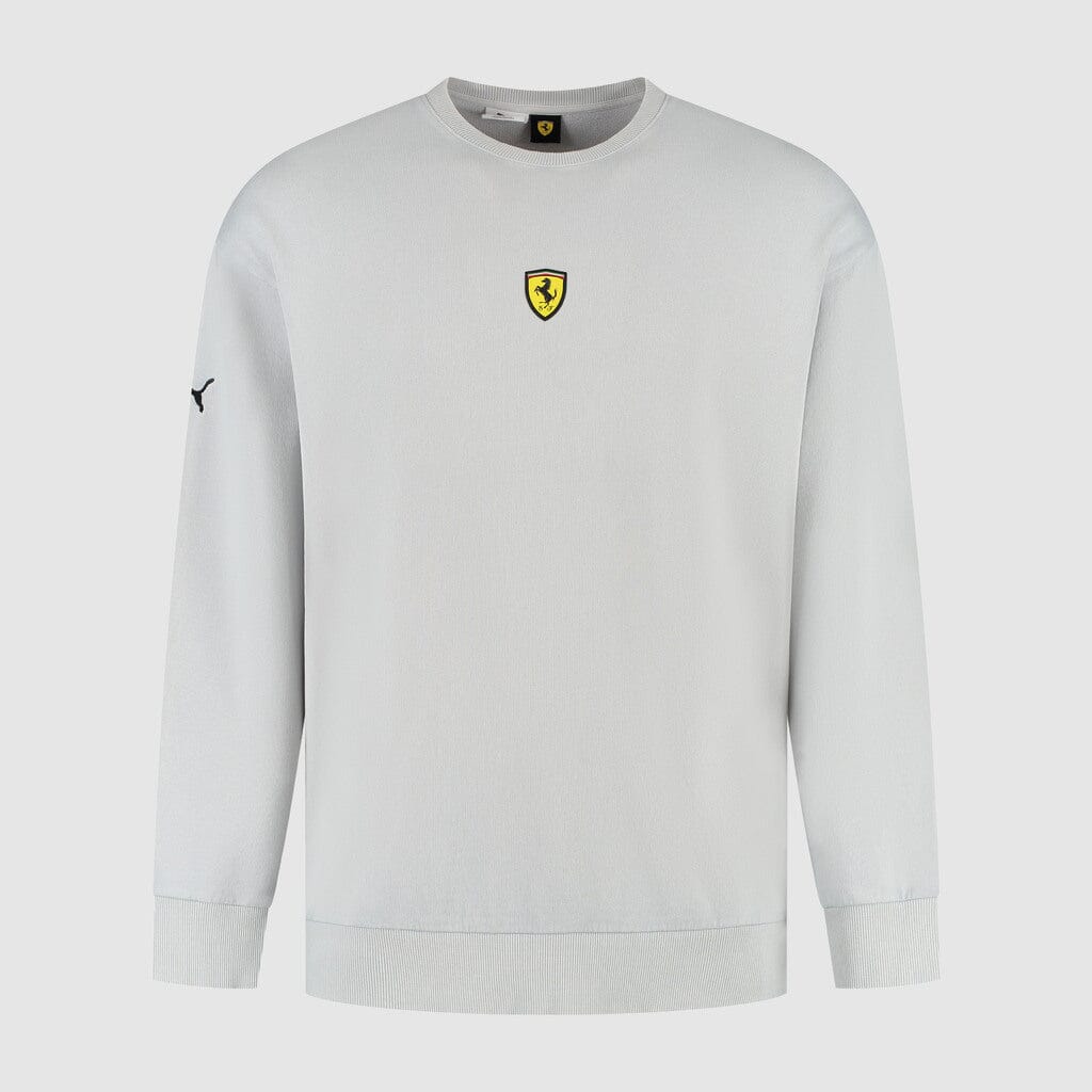 Scuderia Ferrari F1 Driver Crew Sweatshirt - Black/Gray Sweatshirt Scuderia Ferrari XS Gray 