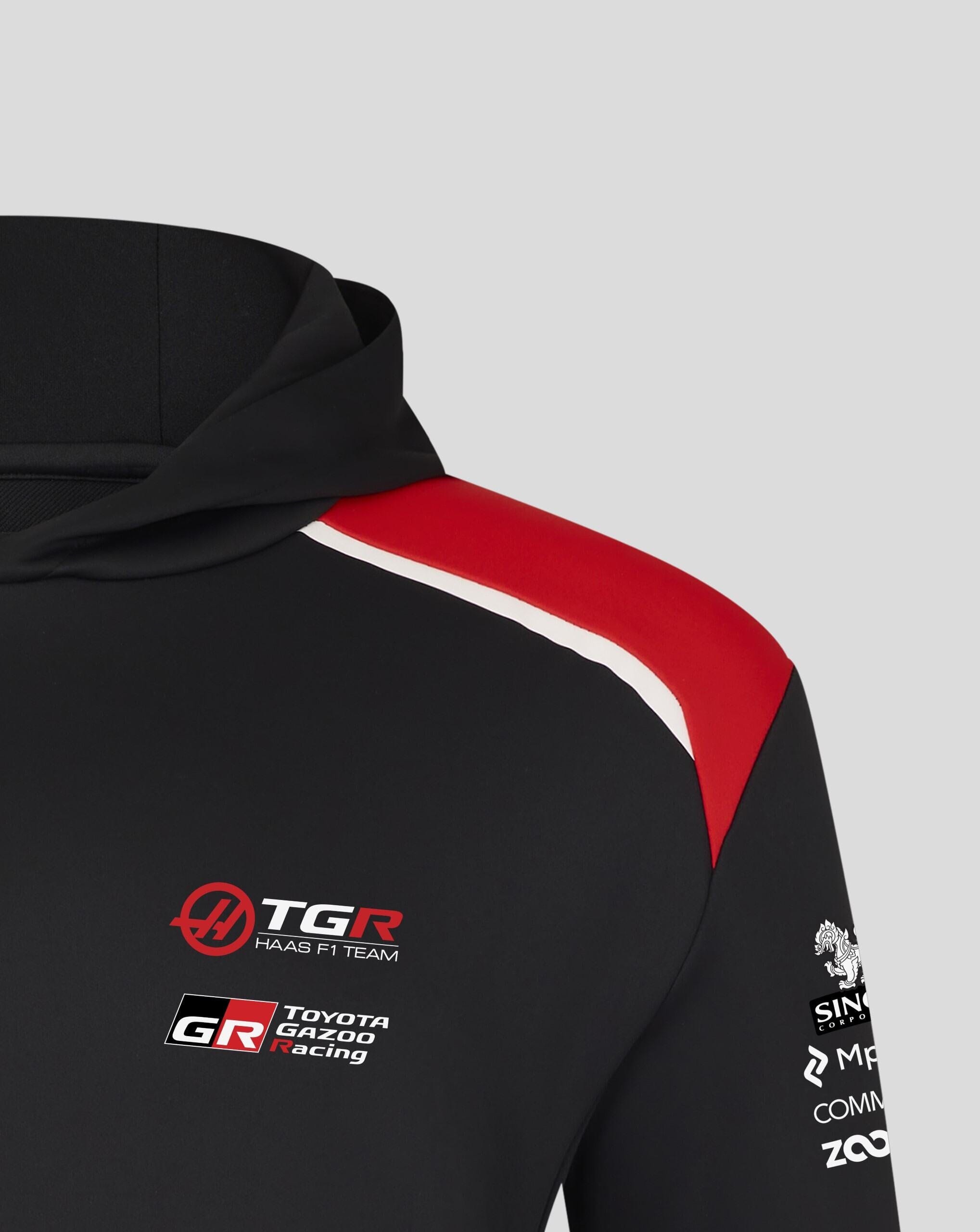 Haas Racing F1 2026 Team Pullover Hoodie - Black Hoodies Haas F1 Racing Team 