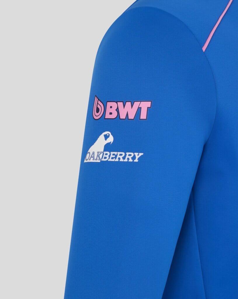 Alpine Racing F1 2026 Team 1/4 Zip Mid-Layer Sweatshirt - Lapis Blue Sweatshirt Alpine 