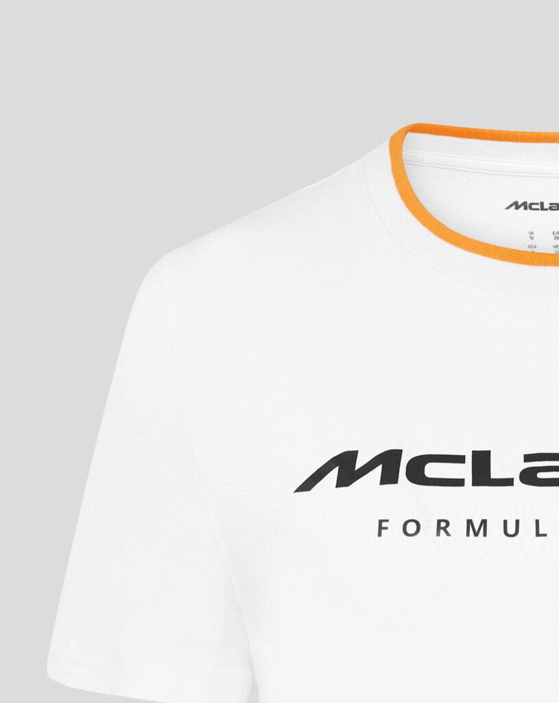 McLaren F1 Women's Core Essentials T-Shirt - White T-shirts McLaren-Castore 