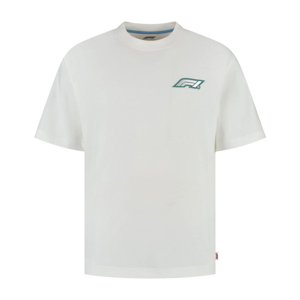 Formula 1 Tech Legacy Graphic T-Shirt - White/Black T-shirts Formula 1 S White 