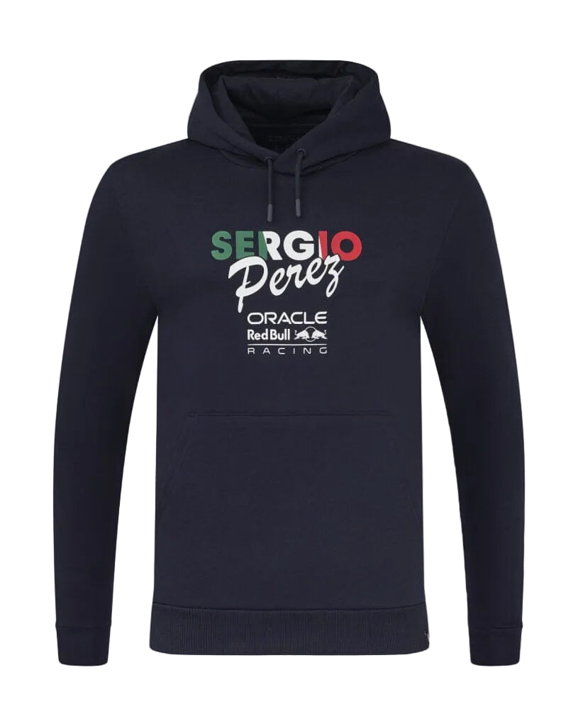 Red Bull Racing F1 Sergio "Checo" Perez Flag Hoodie - Navy Hoodies Red Bull Racing 