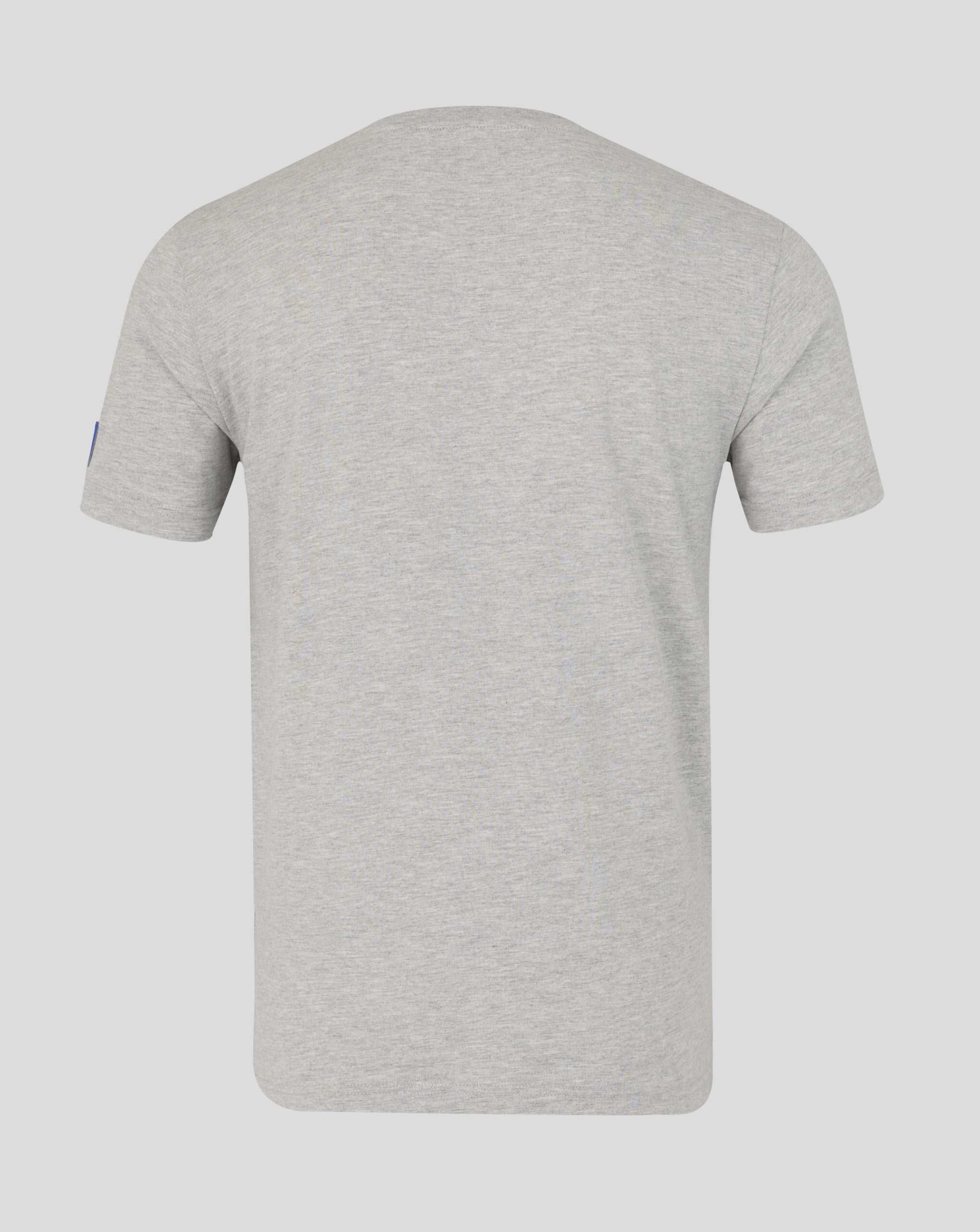 Red Bull Racing F1 Large Front Logo T-shirt - Grey Marl/Blue T-shirts Red Bull Racing 
