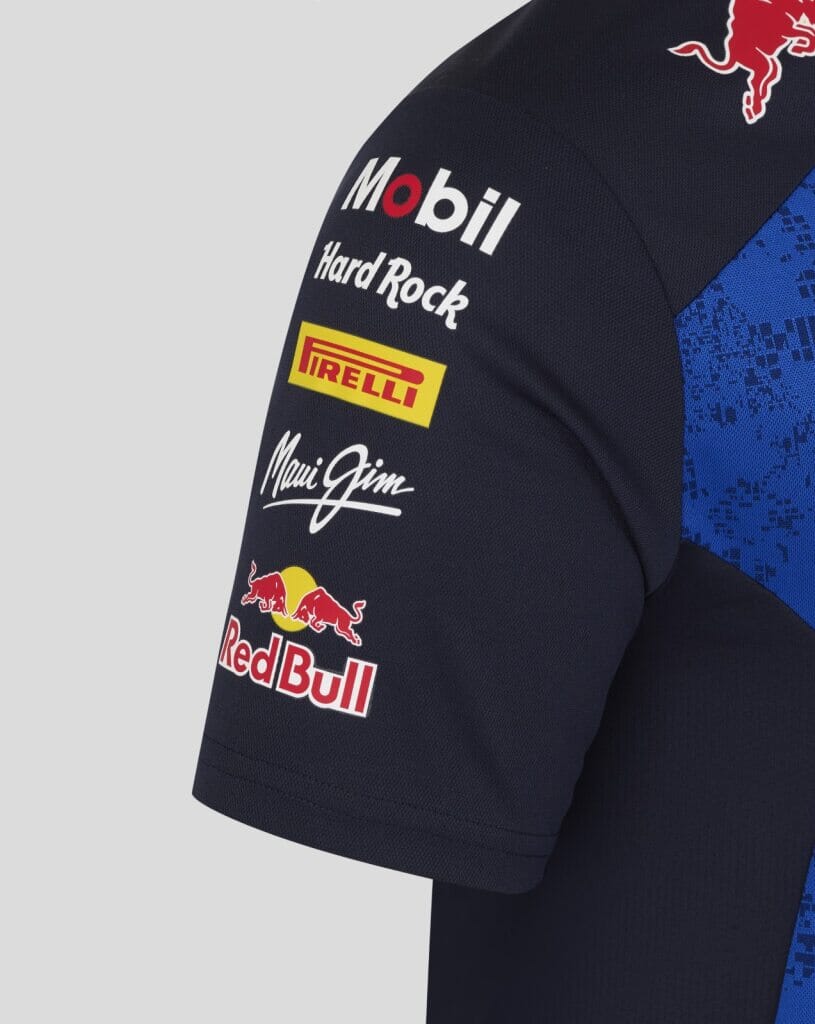 Red Bull Racing F1 Men's 2026 Team Polo Shirt- Blue/Navy Polos Red Bull Racing 